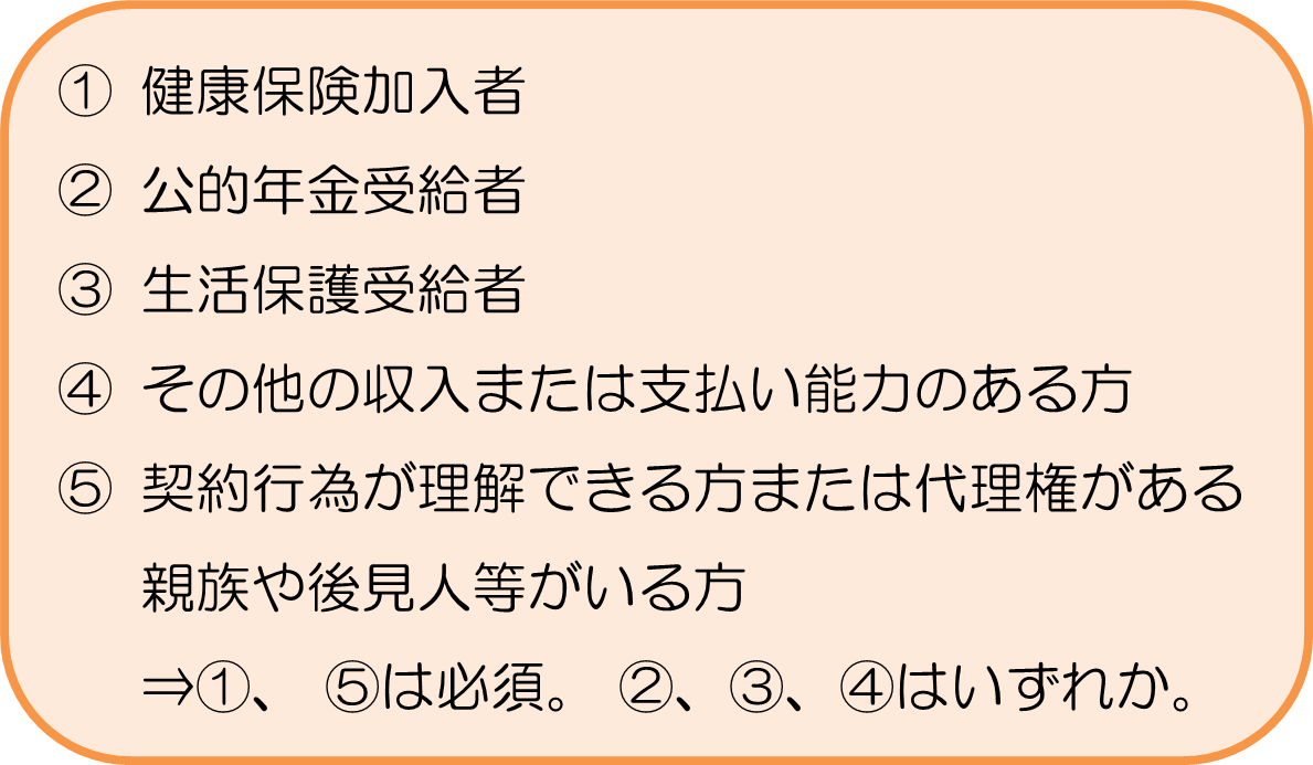 入会条件